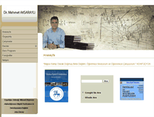 Tablet Screenshot of mehmetaksarayli.com